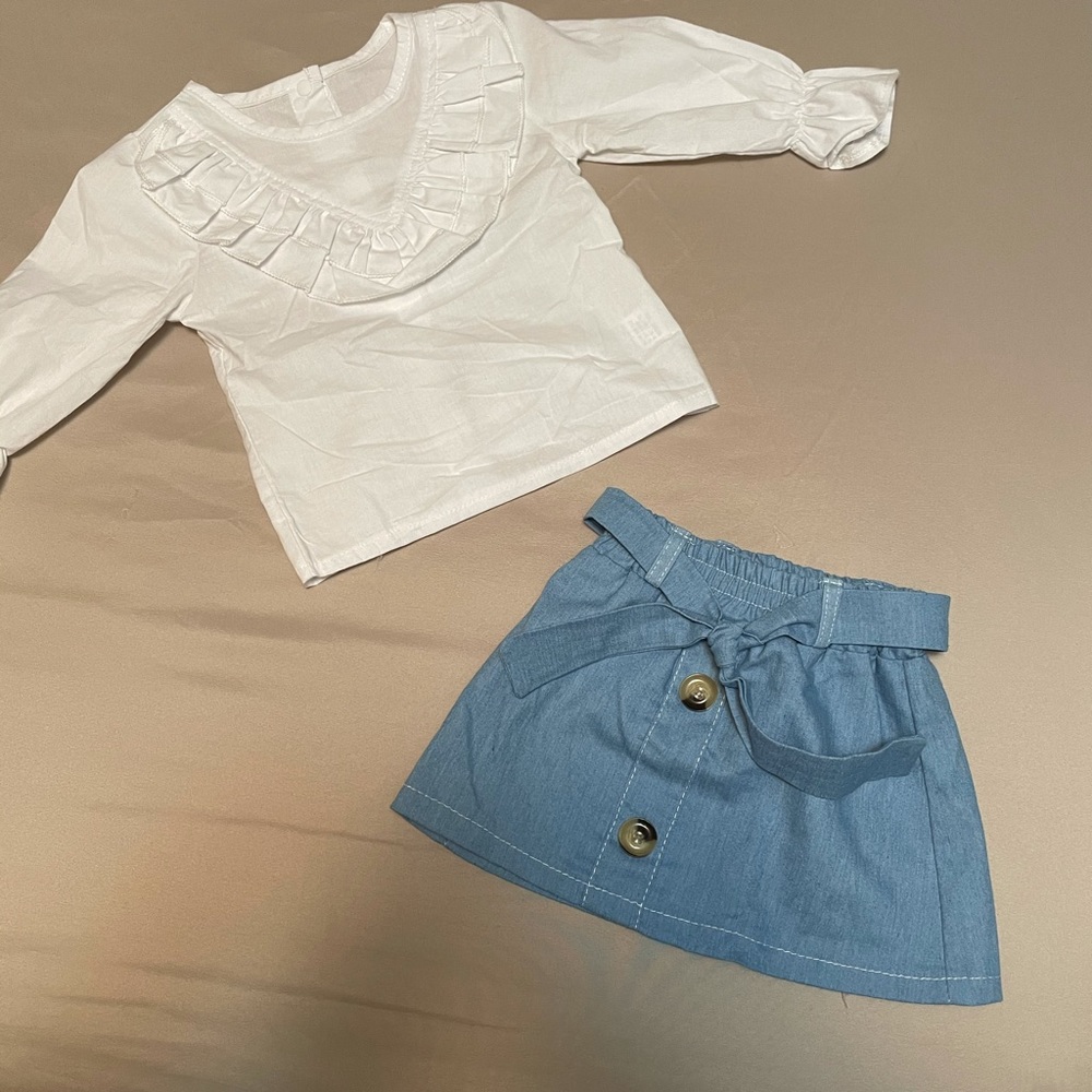 Shirt and skirt